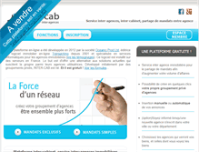 Tablet Screenshot of inter-cab.com